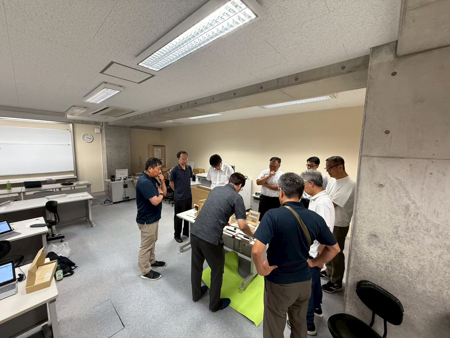 製作体験の様子