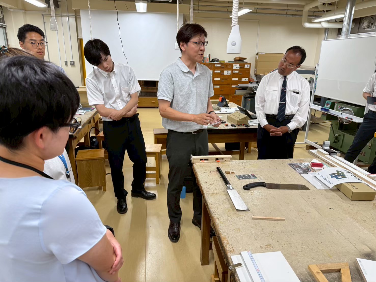 製作体験の様子