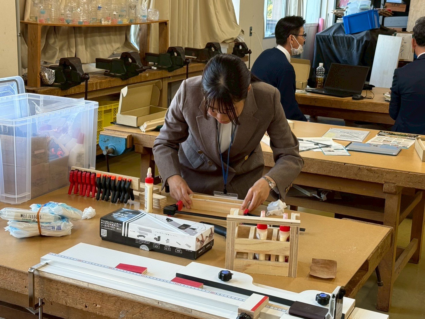 合板DL教材の製作実習