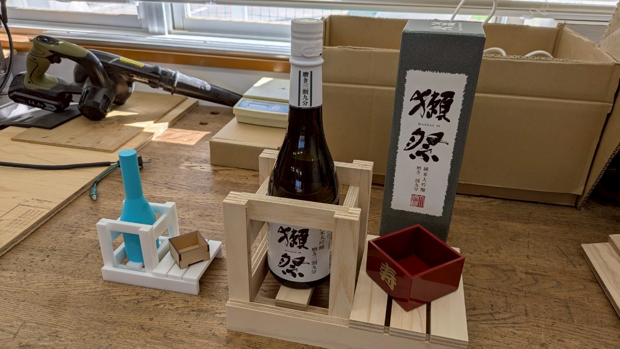 完成作品の展示